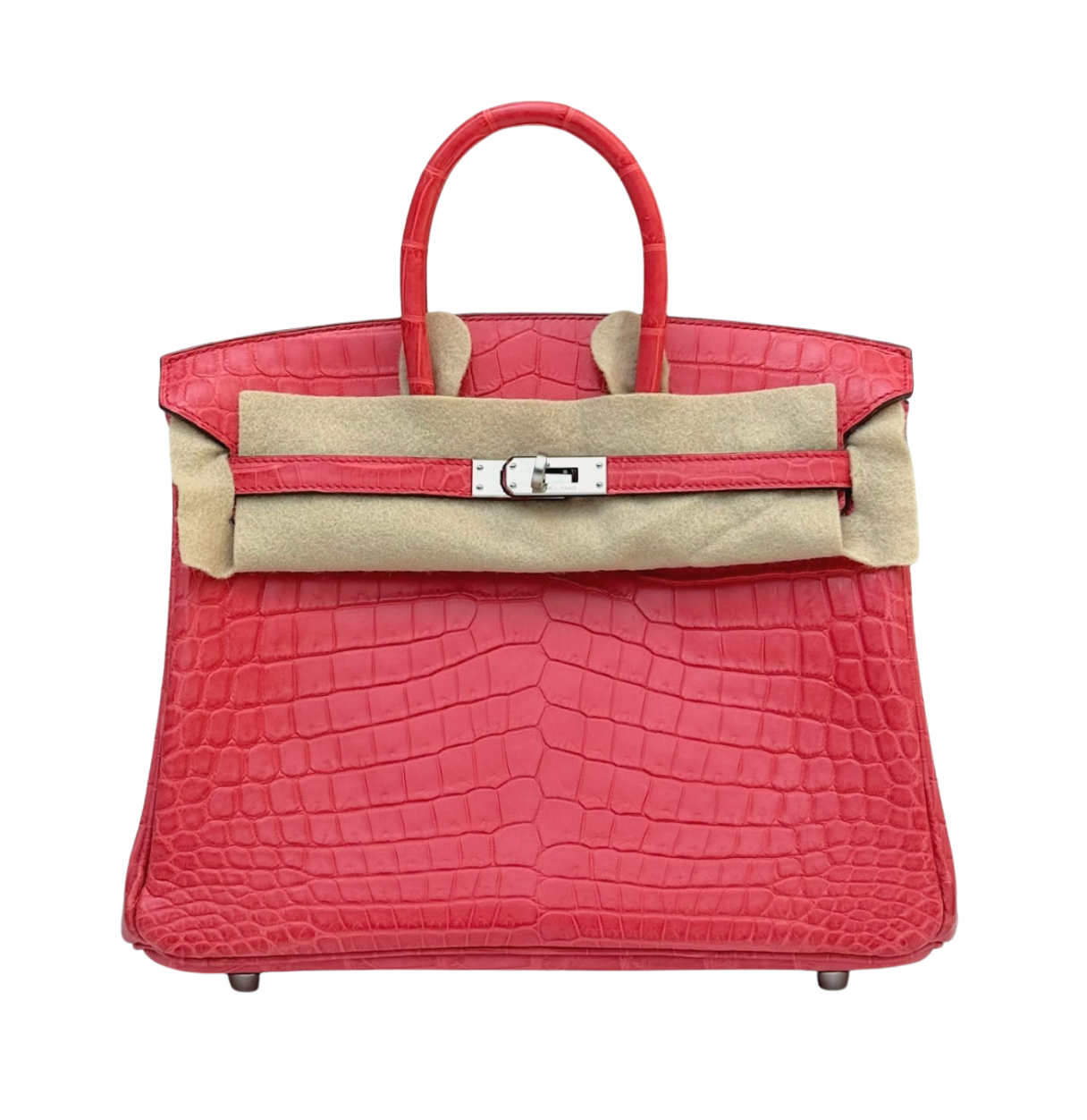 Hermès Birkin 25 Bougainvillier Matte Crocodile Niloticus PHW