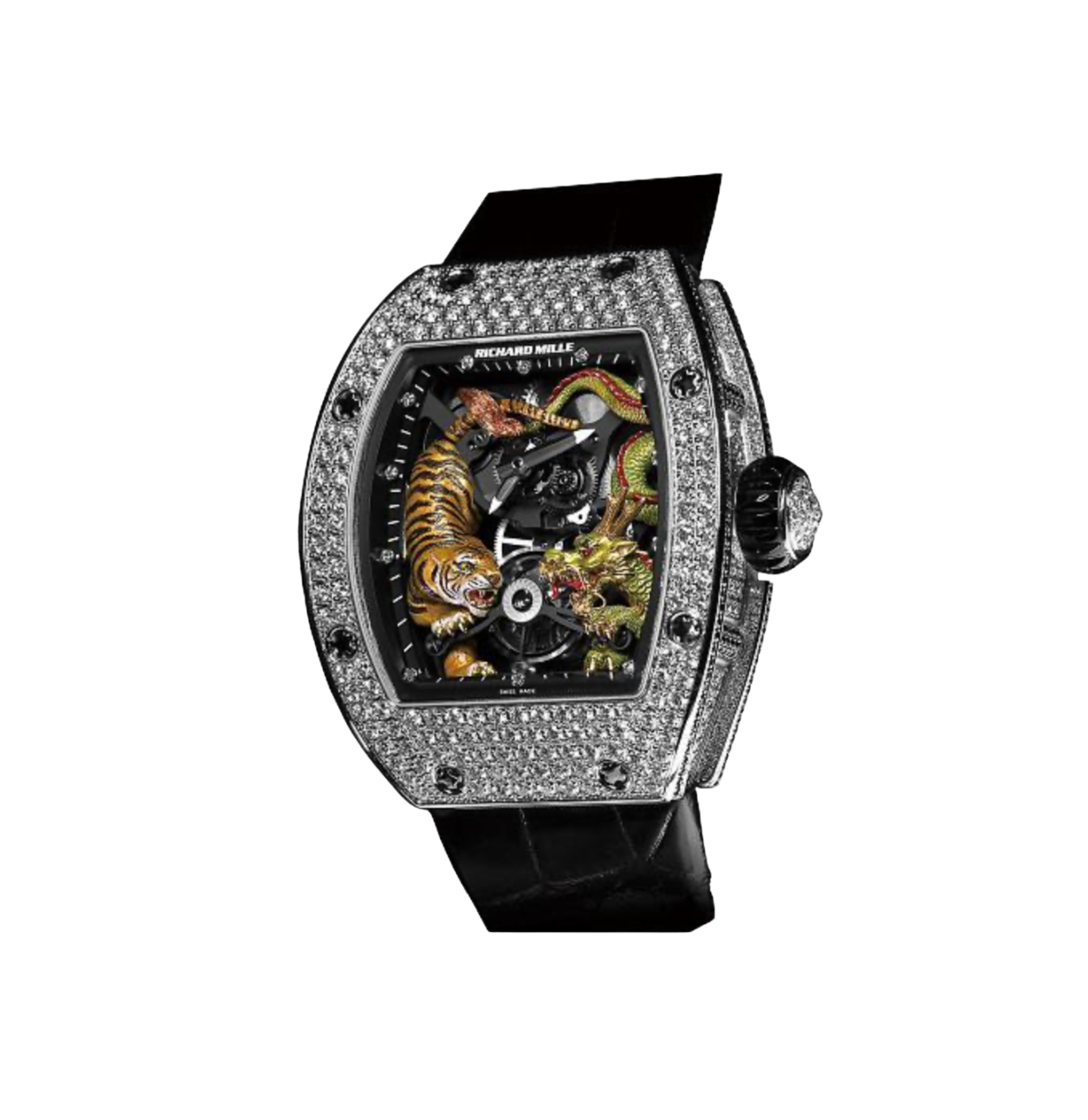 RM51-01 White Gold Diamond