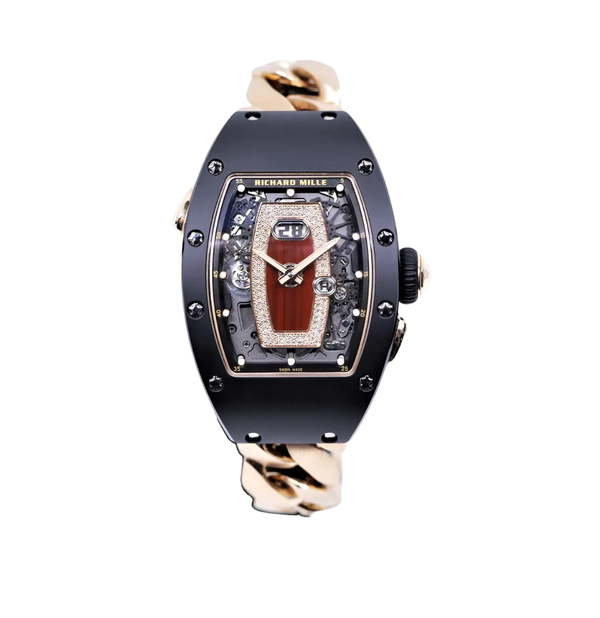 RM037 Black Ceramic RG Bracelet