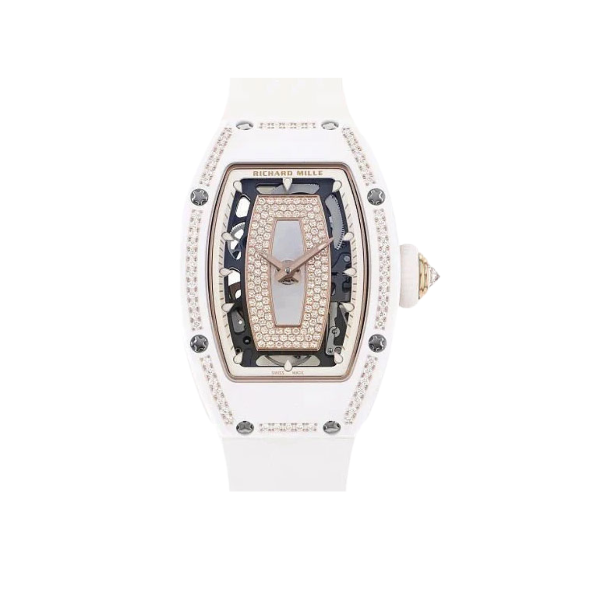 RM07-01 ATZ White Ceramic One Row Pearl