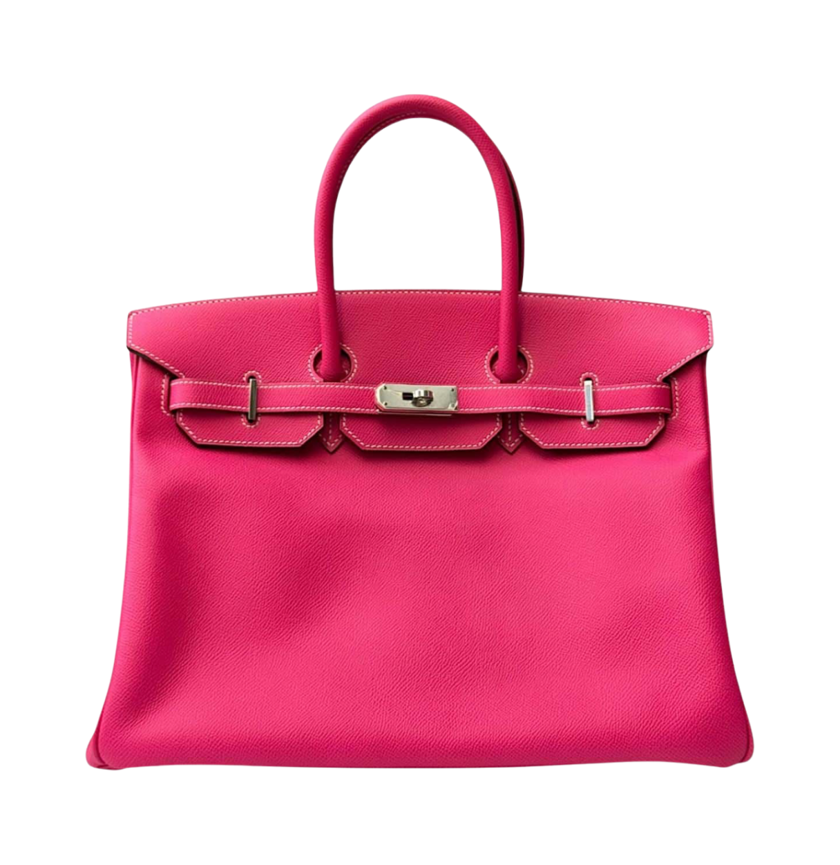 Hermès Bikin 35 Rose Tyrien Epsom PHW