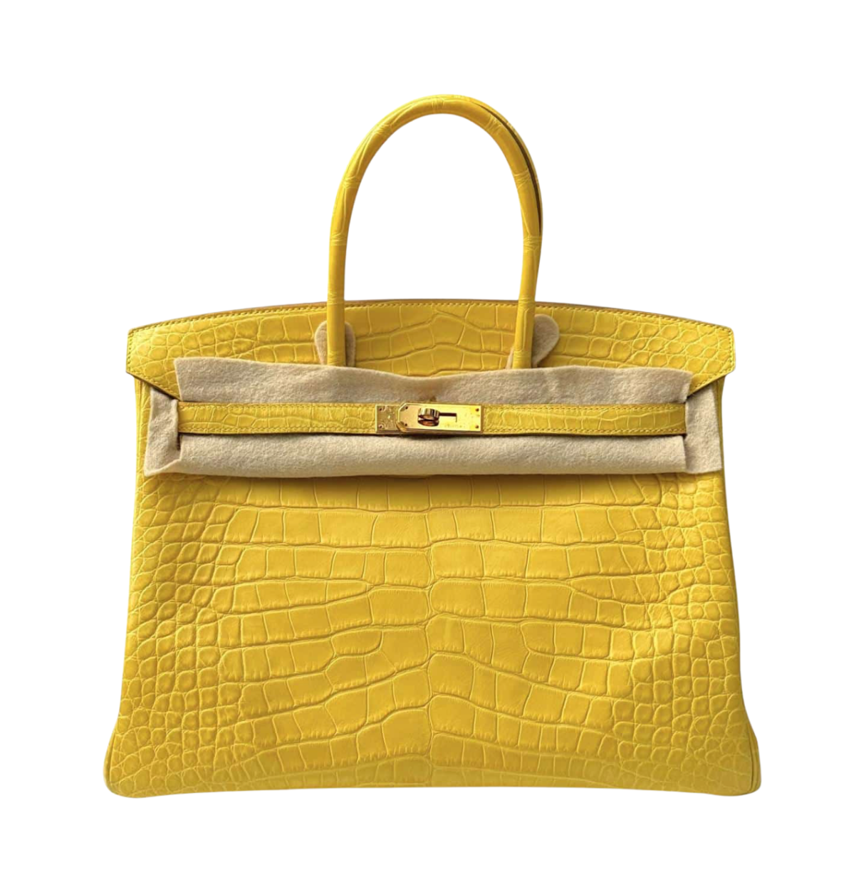 Hermès Birkin 35 Mimosa Alligator GHW