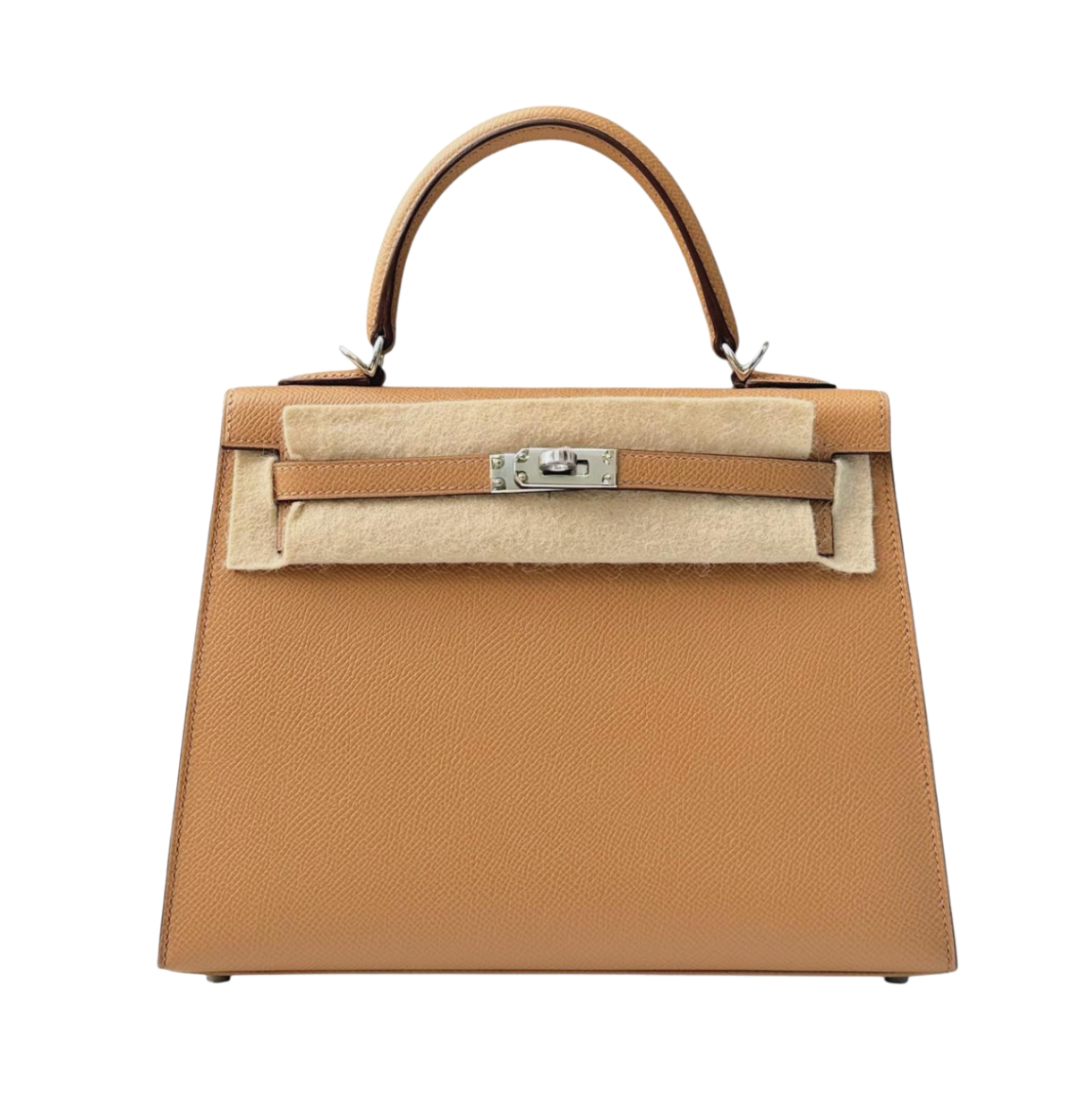 Hermès Kelly 25 Biscuit Epsom PHW