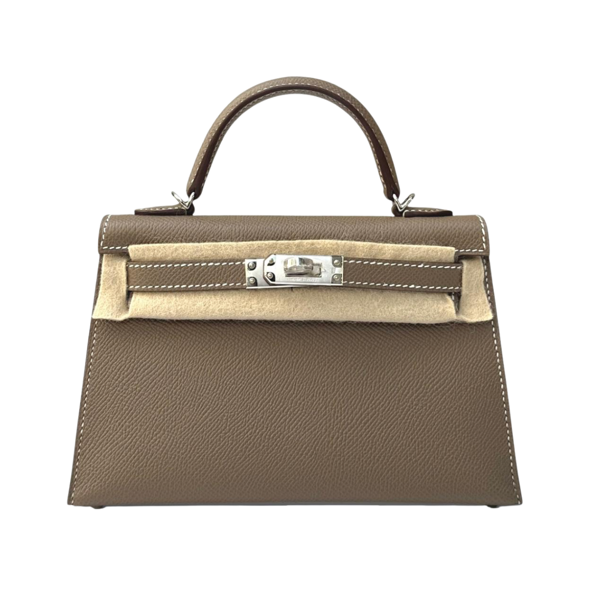 Hermès Kelly Mini Etoupe Epsom PHW