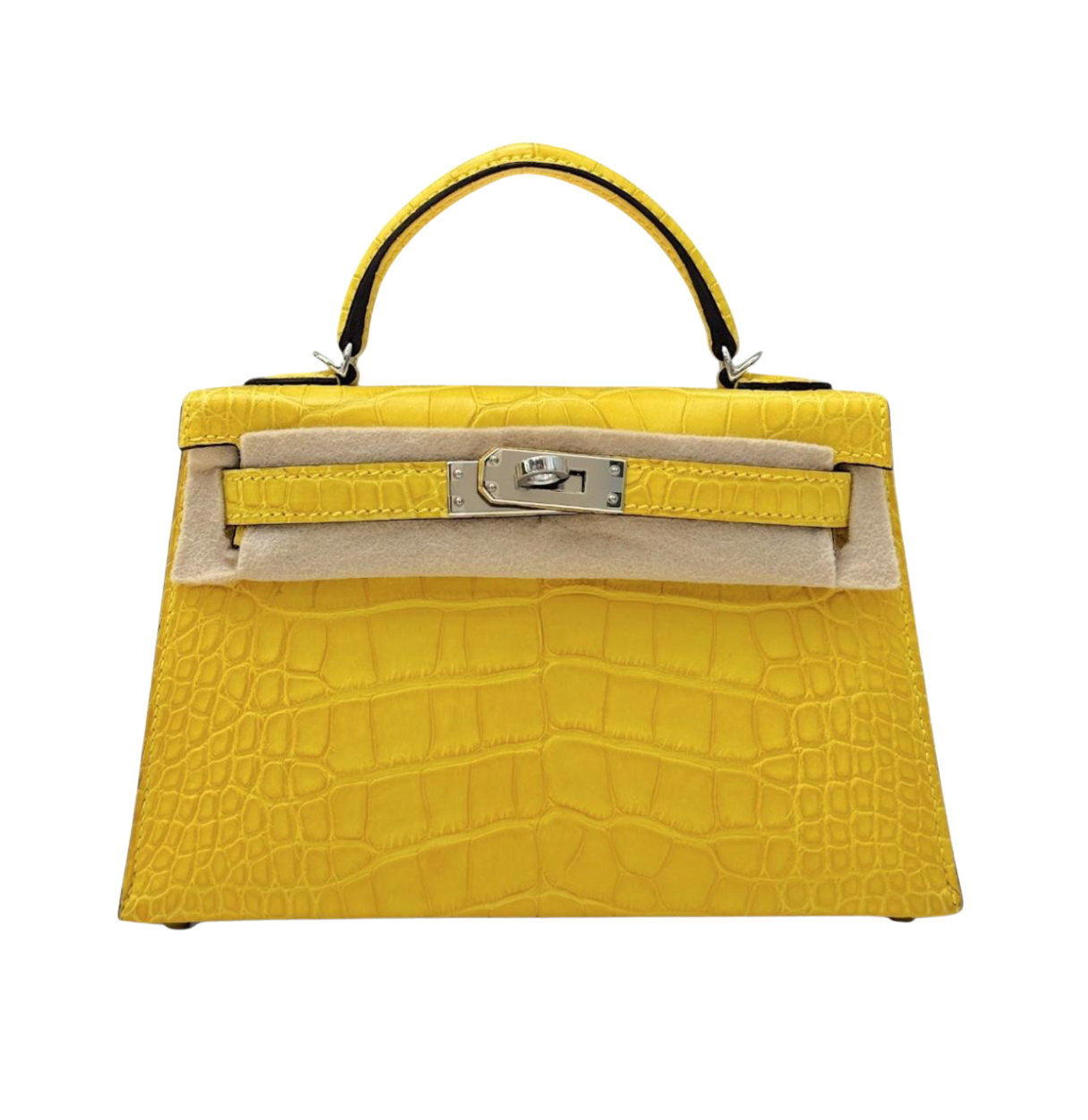 Hermès Kelly Mini Mimosa Alligator PHW
