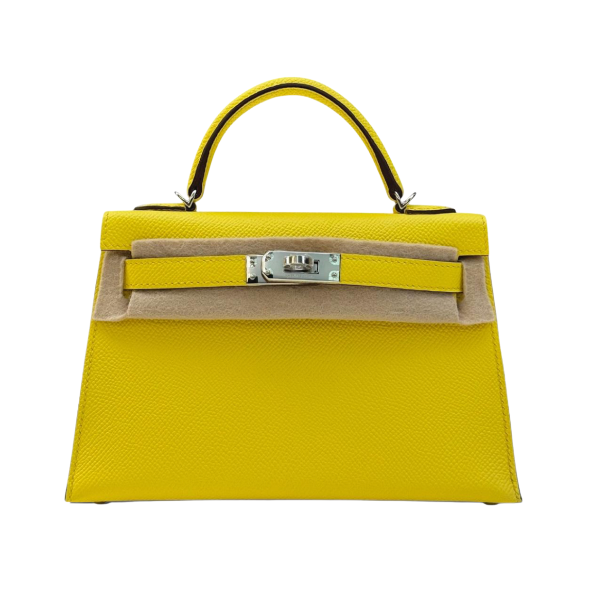 Hermès Kelly Mini Jaune Citron Epsom PHW