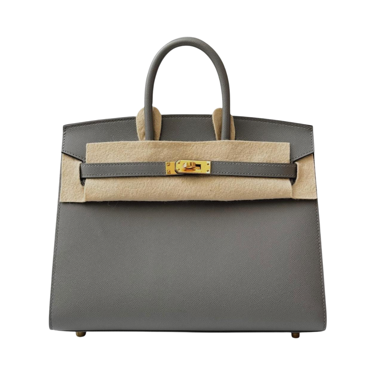 Hermès Birkin 25 Gris Meyer Veau Madame GHW